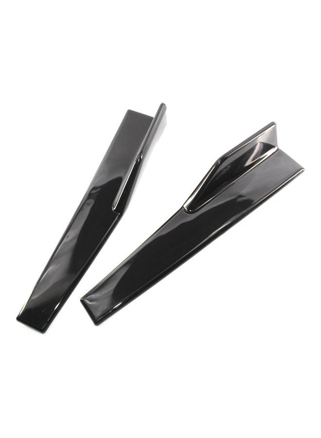 Loquat Pair Of Car Bumper Spoiler Rear Lip Splitters - Image 5