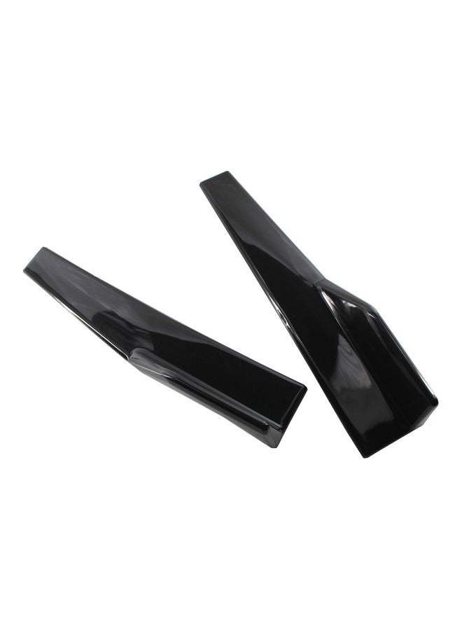 Loquat Pair Of Car Bumper Spoiler Rear Lip Splitters - Image 2