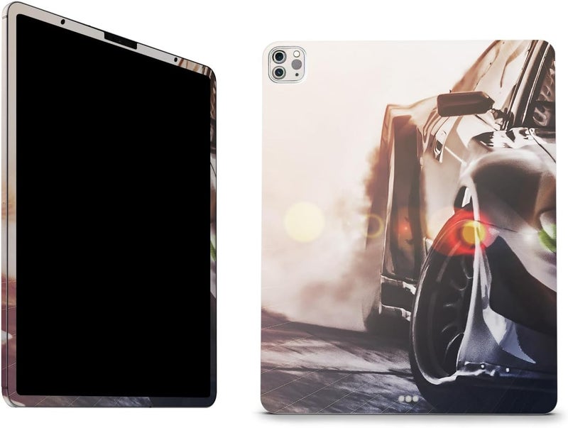 مايتي سكينز غلاف فينيل قابل للتطبيق على جهاز Apple iPad Pro 12.9" M2، الجيل السادس (2022) من شركة MightySkins - تصميم Headlight Flare: يتميز بالحماية العالية، والمتانة، والتصميم الفريد؛ سهل التطبيق، ومصنوع في الولايات المتحدة الأمريكية. - Image 1