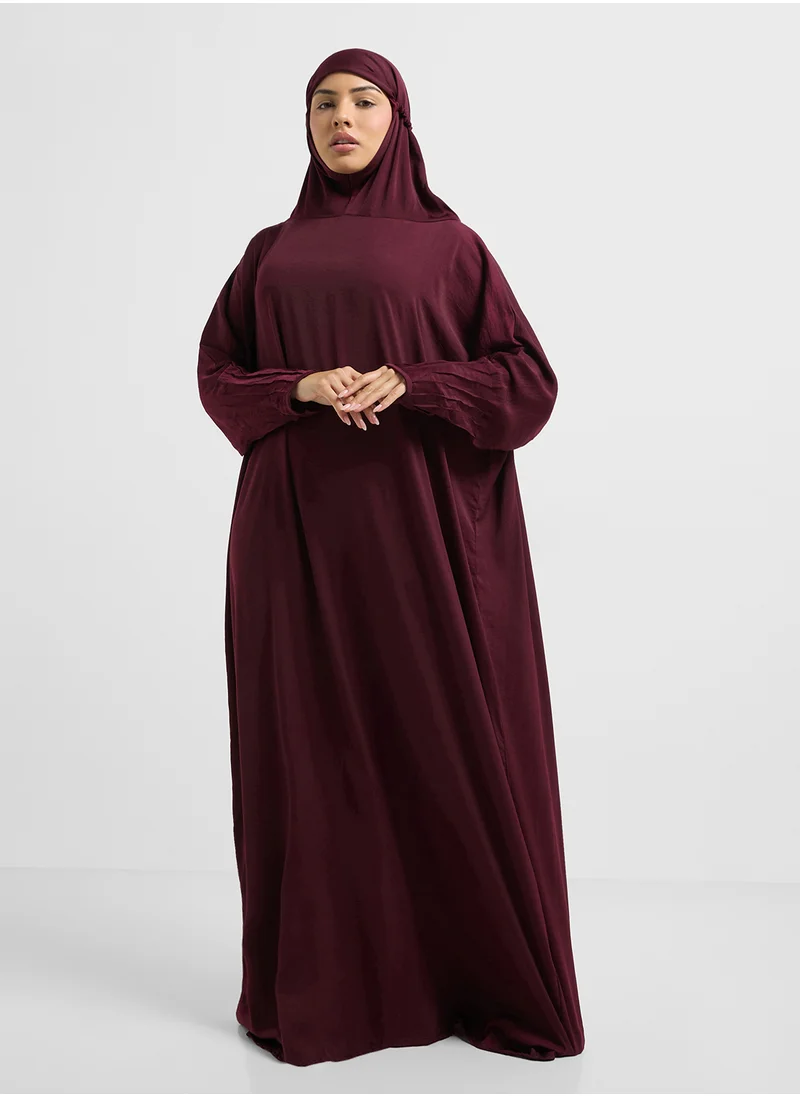 هيا كلوزيت Hooded Flared Sleeve Prayer Dress