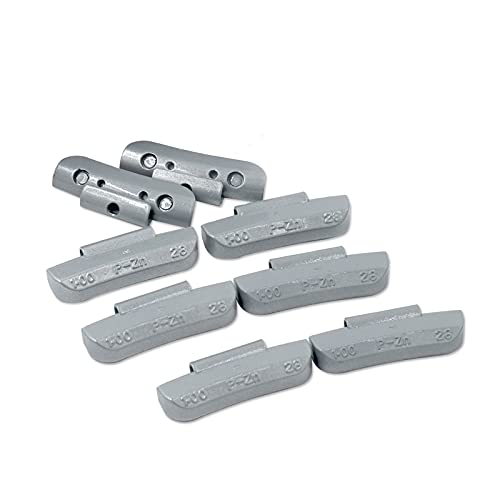 CKAuto P Style Zinc Clip on Wheel Weights 1oz, Coated, 25Pcs/Box Fit for Steel Wheel - Image 5