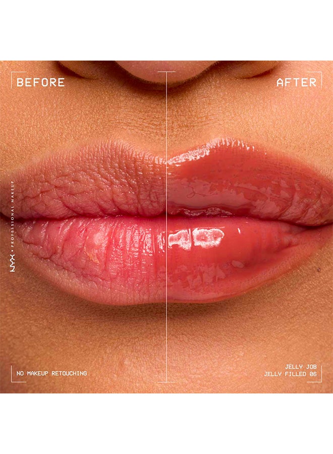 NYX PROFESSIONAL MAKEUP Jelly Job, Full-Bodied Shine Gloss, Lip-Smoothing Shine, Hyper-Glossy Finish, Jelly Filled - Image 4