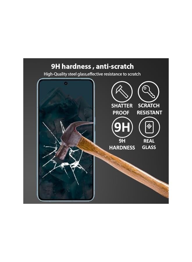 بروماس واقي شاشة للخصوصية متوافق مع واقي شاشة Google Pixel 8 Pro من الزجاج المقسى [مضاد للوهج] [تغطية كاملة عالية الدقة] [سهل التركيب] [مقاوم للخدش] [صلابة 9H] - Image 3