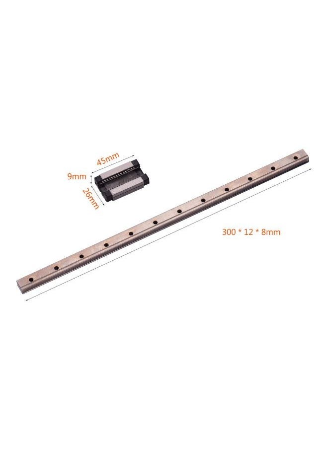 NIBEMINENT Guideway Rail With Block For 3D Printer Rose Gold  - Image 5