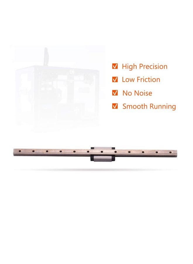 Guideway Rail With Block For 3D Printer Rose Gold