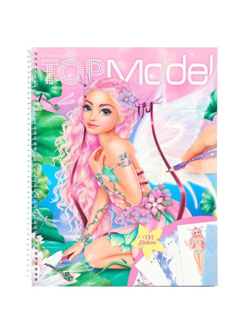 Top Model Create Your Top Model Colouring Book Fantasy - Image 1