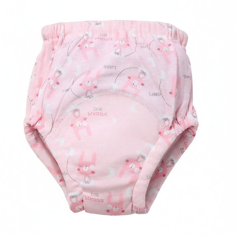Potty Training Pants 6 Layers Design Absorbent Interlining - Ultra Soft Organic Cotton Stretchy Waistband Training Pant for Baby Toddler Boys - Image 1
