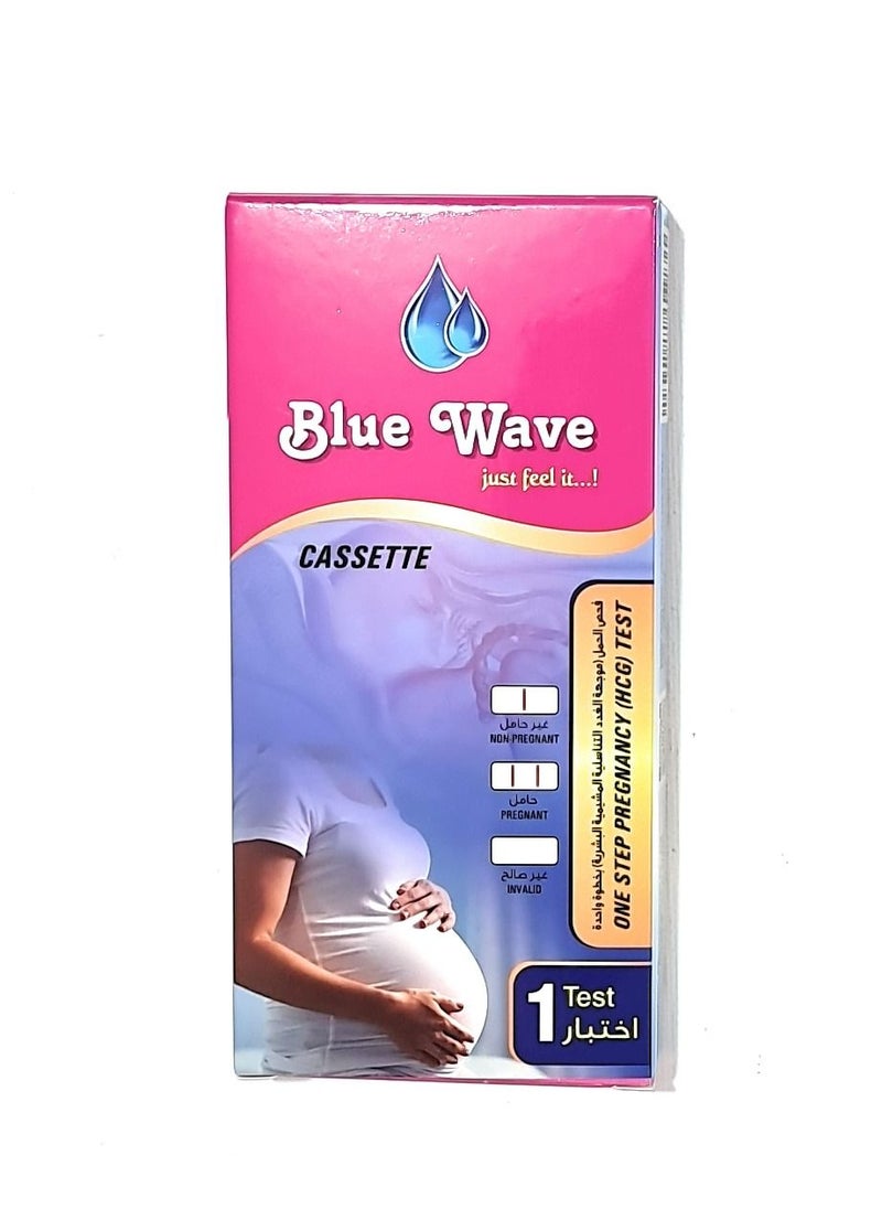 Blue Wave One Step Pregnancy (HCG) Test Cassette 