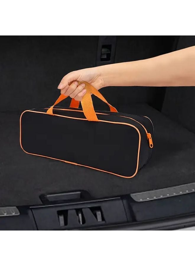 Heavy Duty Tool Organizer 1pc Zippered Compartments Reinforced Strap Durable Fabric Case - Image 2