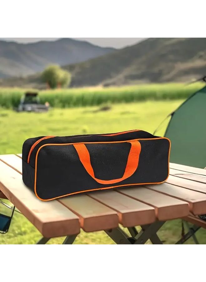 Heavy Duty Tool Organizer 1pc Zippered Compartments Reinforced Strap Durable Fabric Case - Image 5