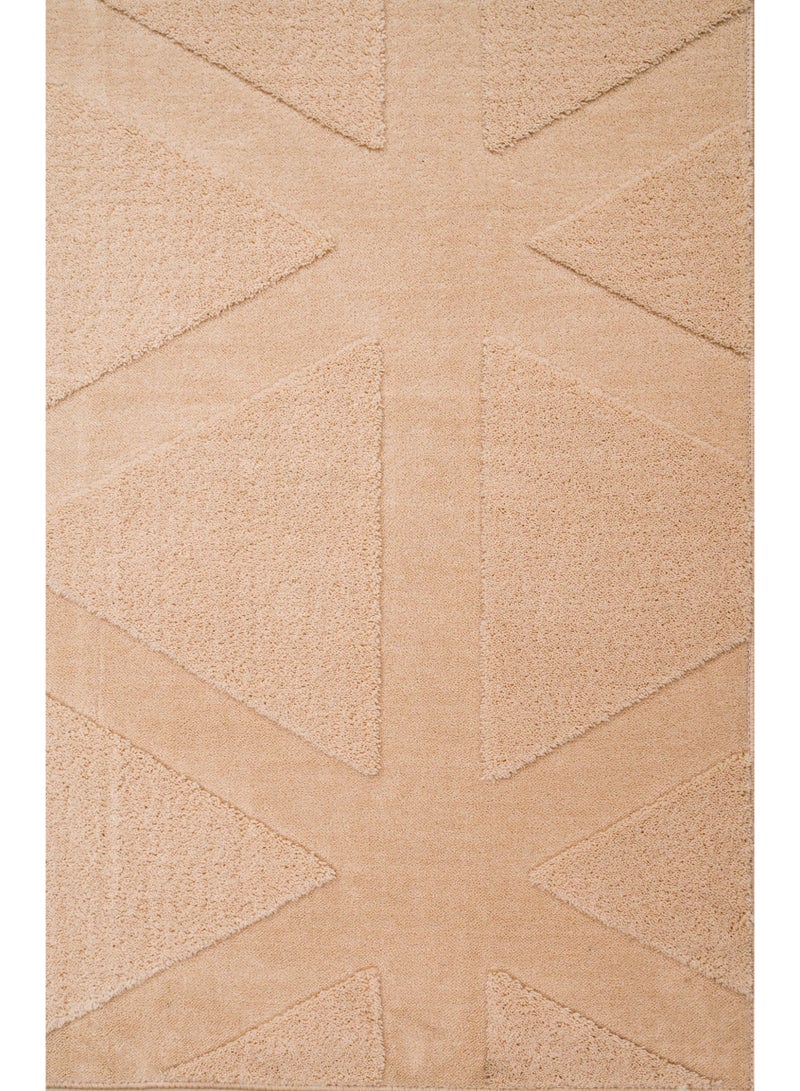 Home auraa Carpet Rug Felt & Canvas Backing – Size 200 x 300 cm – 6.56x9.84 ft | Cloud Geometric Fur Design - Grey Color | Ideal Carpet for Living Room, Bedroom, Office, Hallway or Balcony - Image 5