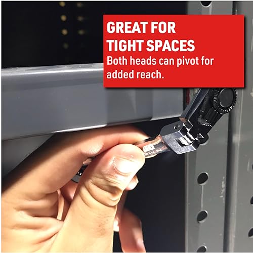 E-Z Red EZRED 4S04 Micro Combo Dual Ratchet Socket with 1/4" Square Drive & Magnetic Bit Drive - Image 5