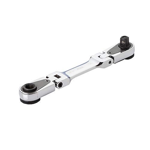 E-Z Red EZRED 4S04 Micro Combo Dual Ratchet Socket with 1/4" Square Drive & Magnetic Bit Drive - Image 1