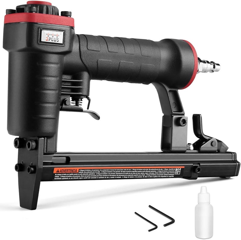3Plus HT5014SP Pneumatic 20 Gauge Stapler, T50 Upholstery Stapler, 1/4-Inch to 9/16-Inch - Image 1