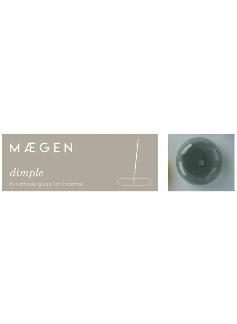 Maegen Dimple Incense Holder -  Grey