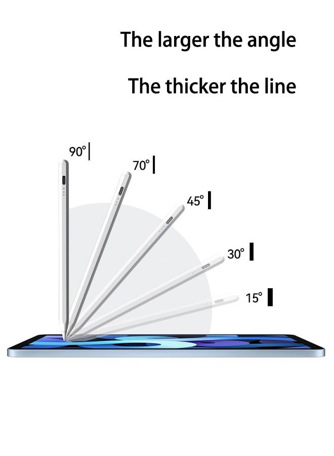 ESR for Apple Pen, iPad Pencil, Stylus Pen for iPad 10/9/8/7/6, iPad Pro 11/12.9, iPad Air 5/4/3, iPad Mini 6/5, Tilt Sensitivity and Palm Rejection, Magnetic Attachment Touch Screen Stylus White - Image 3