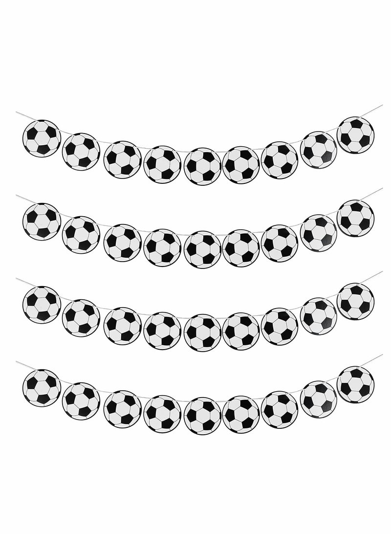 Excefore Soccer Birthday Party Decorations, 32 Pcs Soccer Birthday Party Supplies, Football Pattern Decoration Cards Soccer Party Supplies for Kids Boys Soccer Fans Birthday Party  - Image 1