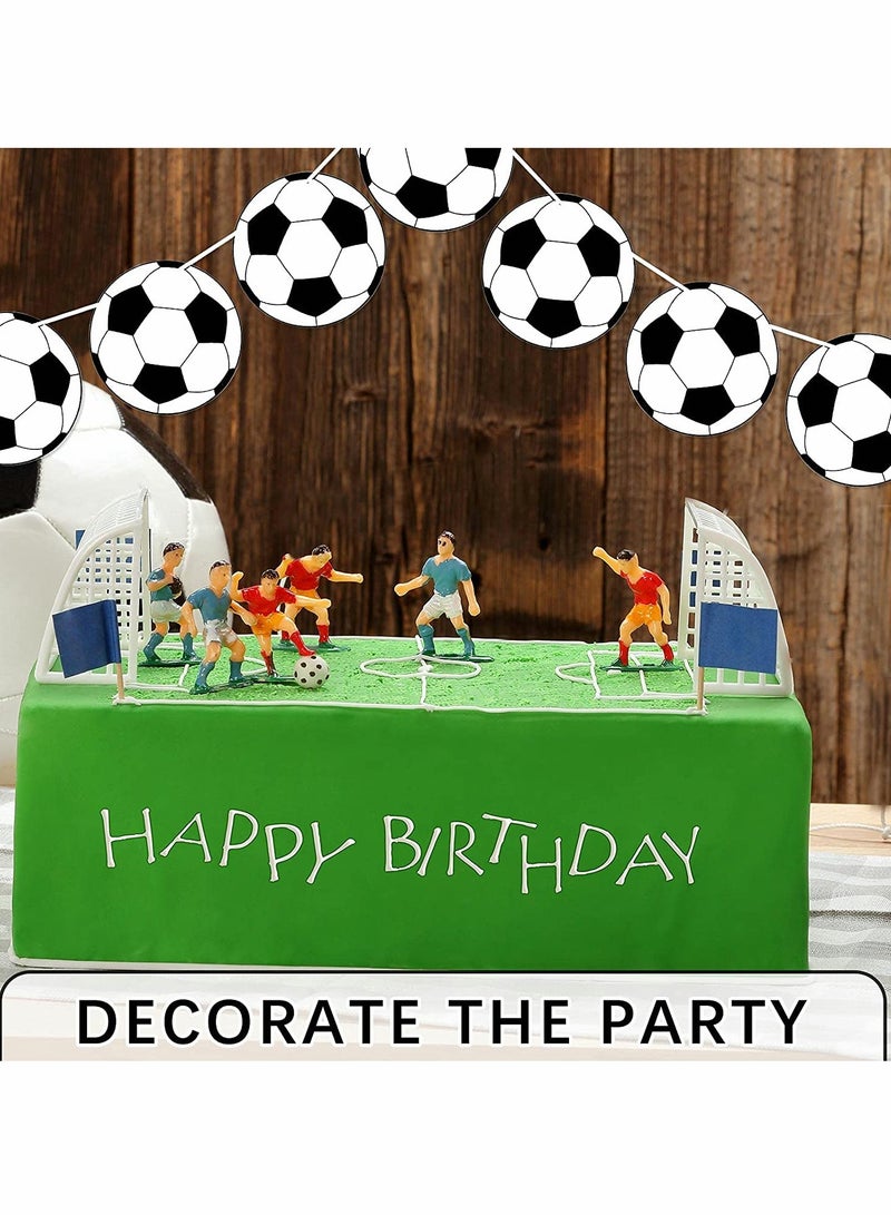 Excefore Soccer Birthday Party Decorations, 32 Pcs Soccer Birthday Party Supplies, Football Pattern Decoration Cards Soccer Party Supplies for Kids Boys Soccer Fans Birthday Party  - Image 5