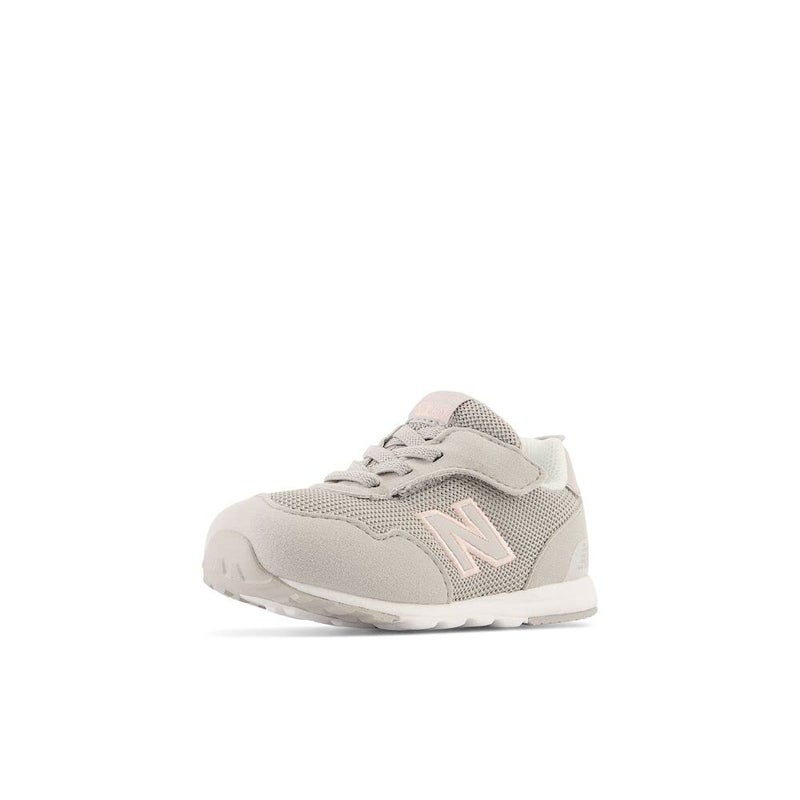 New Balance Kid's 515 V1 New-b Hook and Loop Sneaker, Rain Cloud/Pink Haze, 8 Toddler - Image 3