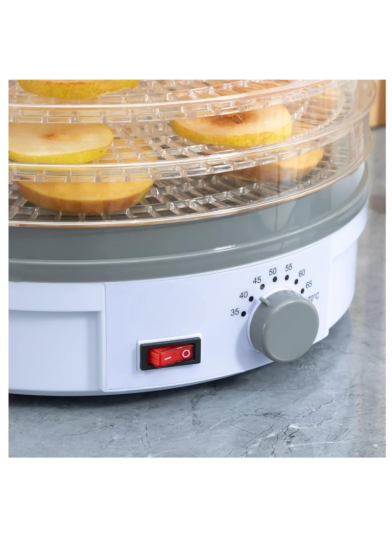 Generic - Electric Food Dehydrator Machine 5 Tray Tier Fruit Dryer Beef Jerky Herbs Dryer with Adjustable Thermostat - Image 1