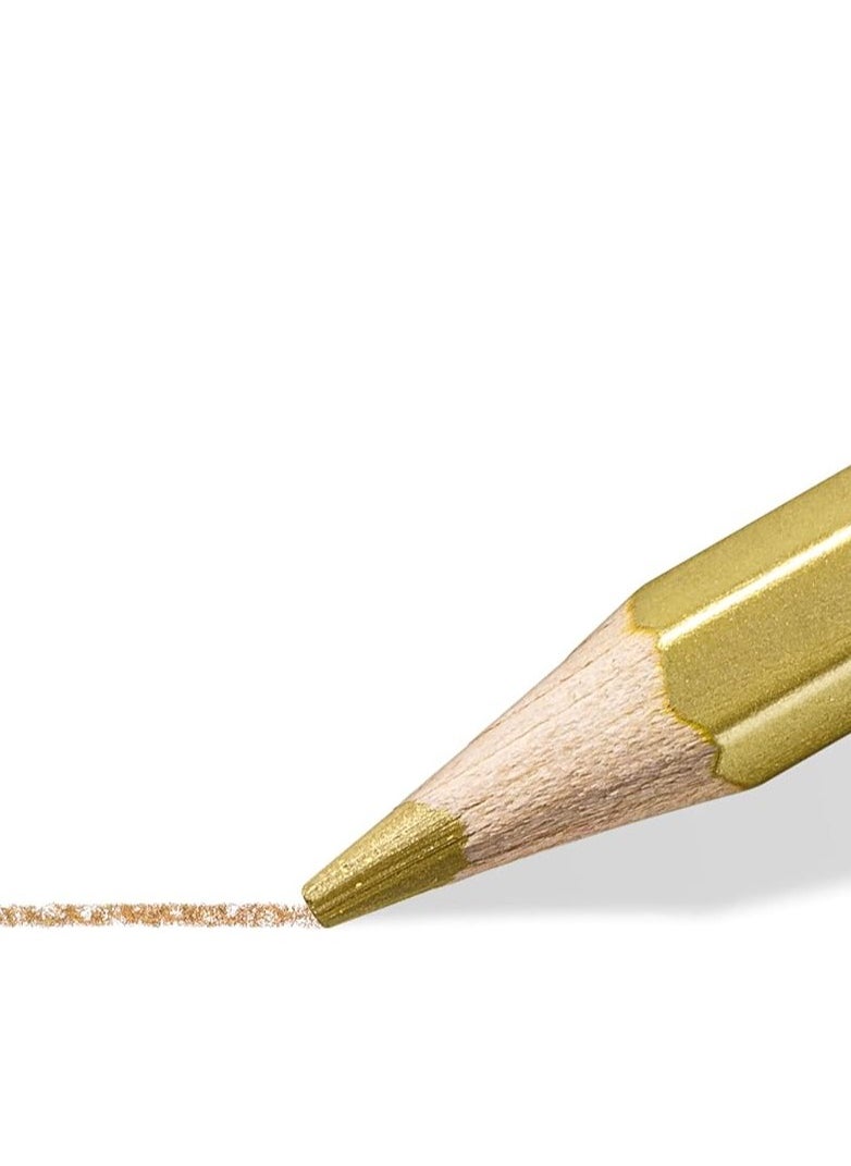 STAEDTLER 12-Piece Design Journey Metallic Colour Pencils  - Image 5