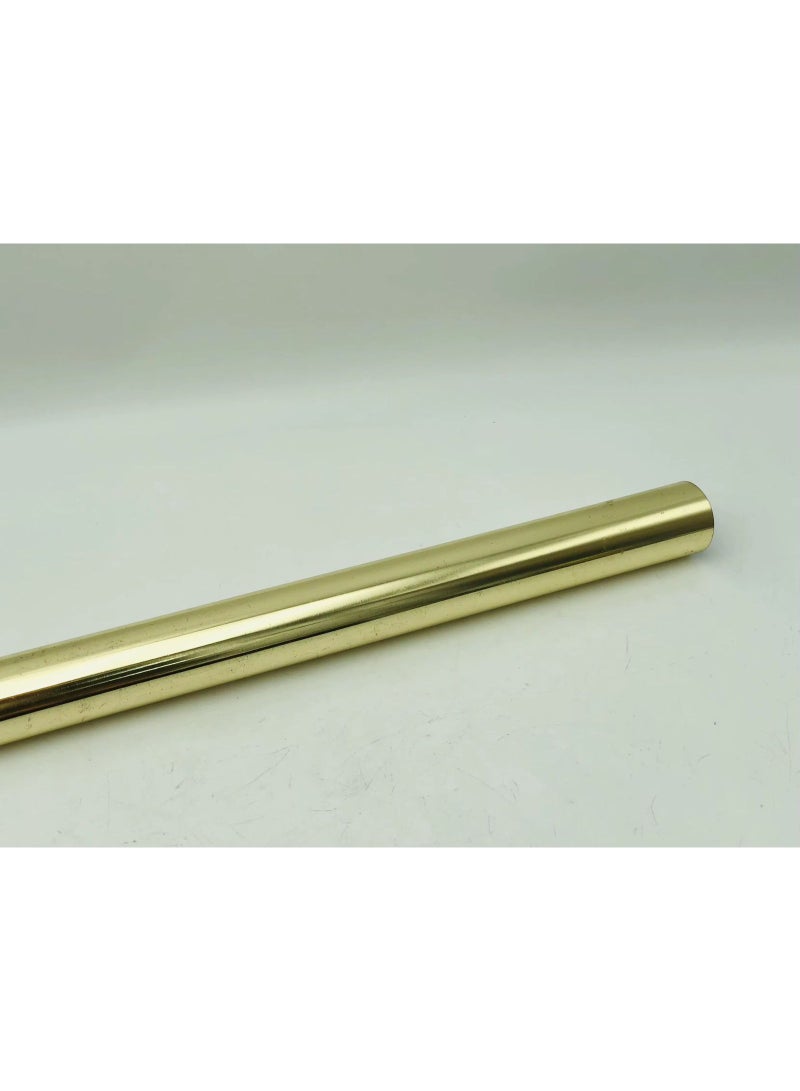 فكسر قضيب ستارة ذهبي قابل للتعديل من فيكسر – من 1.5 متر إلى 3 أمتار، قضيب معدني قابل للتمديد مع نهايات زخرفية على شكل قفص وحلقات ستارة – ملحق أنيق لمعالجة النوافذ - Image 5