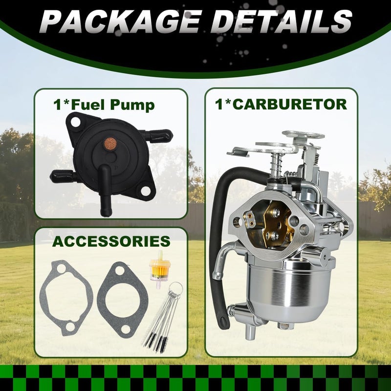 Rebuiman Carburetor with Fuel Pump for Kawasaki Mule 600 610 SX XC SC 4x4 - Image 5