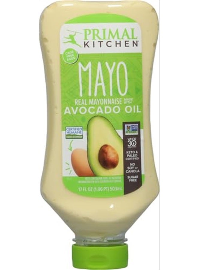 Primal Kitchen مايونيز أصلي مضغوط مصنوع من زيت الأفوكادو، 17 أونصة - Image 2