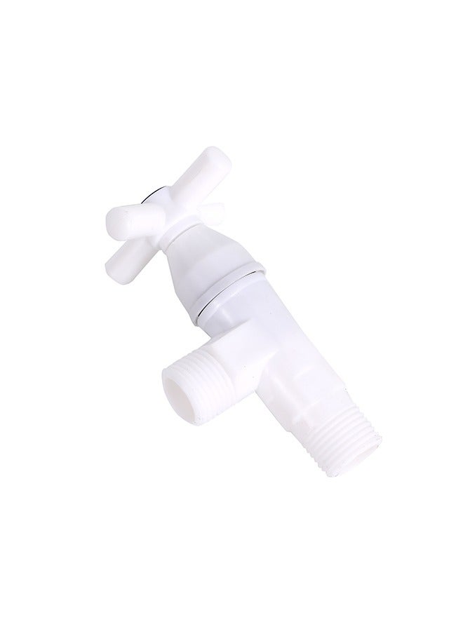 LAWAZIM Plastic Angle Valve - 90-degree Shut-off Valve, Corrosion-Resistant Water Flow Control, Leak-Proof Design for Easy Installation, Heavy-Duty Plumbing Valve for Kitchen, Bathroom & Appliance Use - Image 3