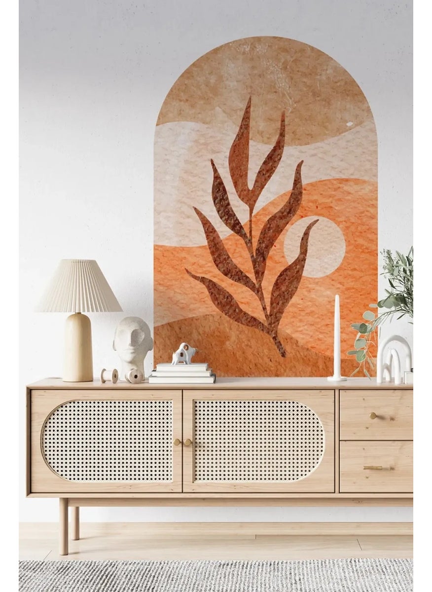 Kt Grup Boho Sunset Desert Landscape Arch Arch Pastel Color Wall Sticker  - Image 3