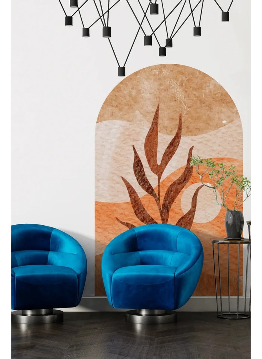 Kt Grup Boho Sunset Desert Landscape Arch Arch Pastel Color Wall Sticker  - Image 5