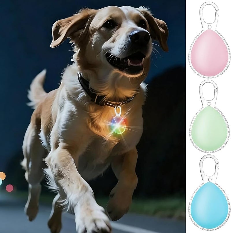 Rechargeable Waterproof Dog Collar Light LED Pet Night Safety Light for Walking Running Camping - Image 3