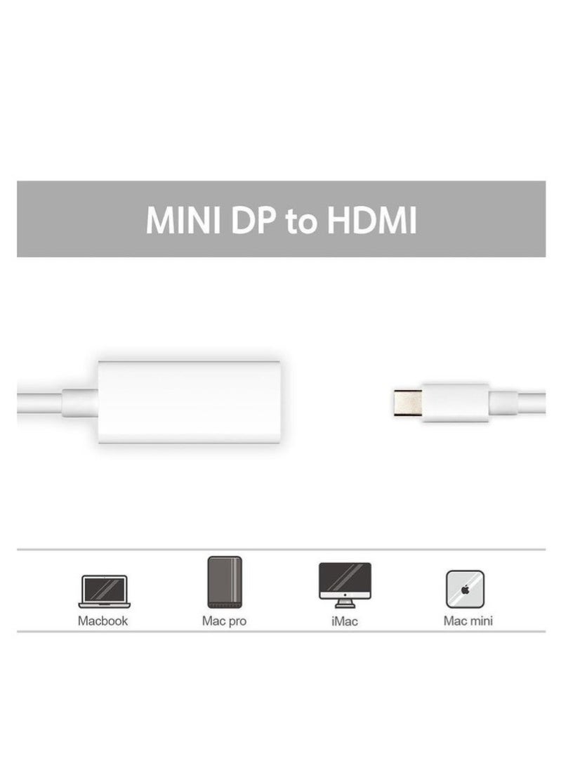سوق النجوم محول لمنفذ الشاشة من HDTV إلى وصلة mini displayport لأجهزة أبل ماك بوك برو/ إير آي ماك أبيض - Image 4