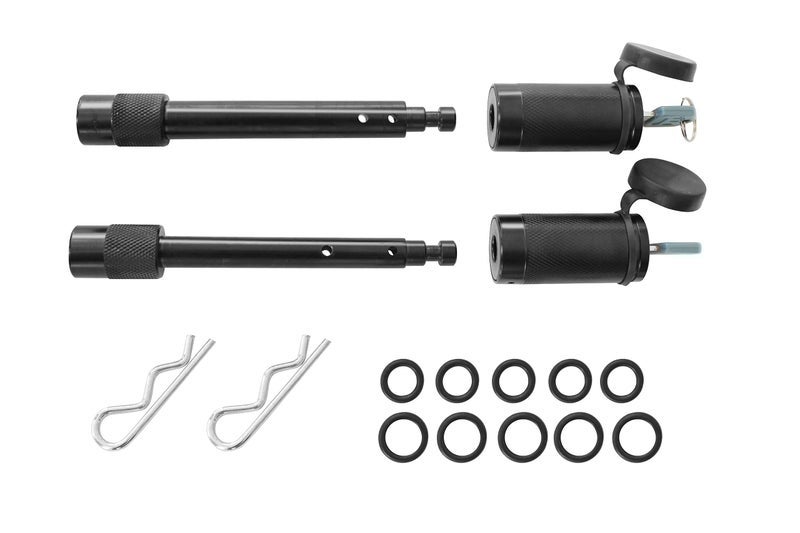 MaxxHaul 50692 5/8" & 1/2" Hitch Lock Pin Set - Black Electro Paint Finish