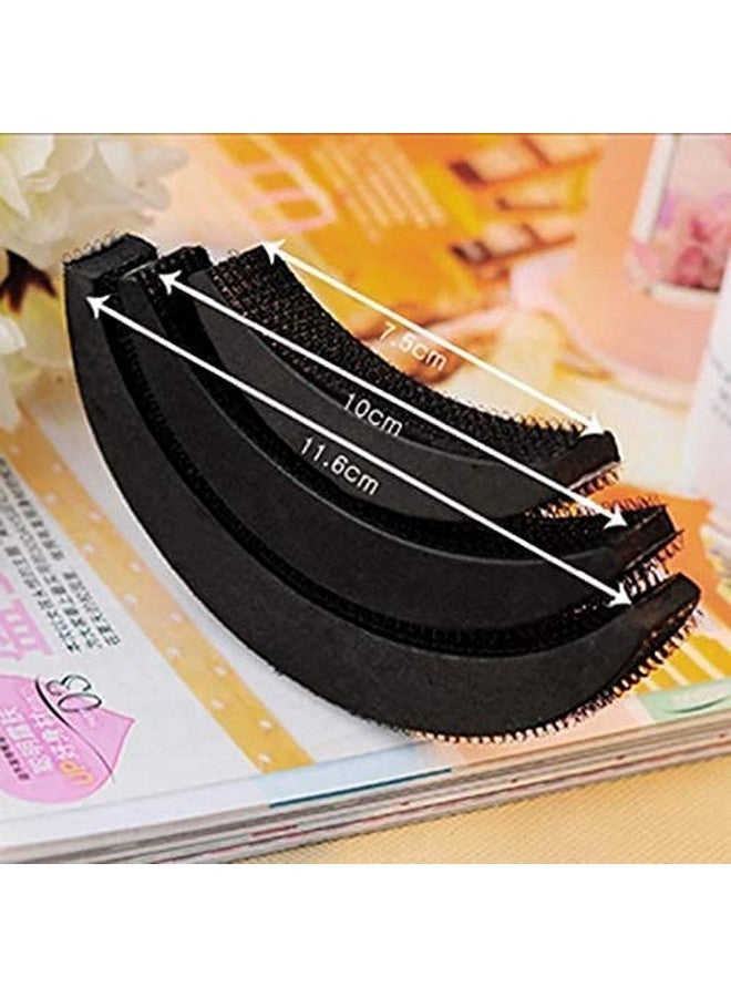 CHANDERKASH Pack of 4, 3pcs Puff Bump Extension with 1 Metal Zig Zag Hair Band - Image 3