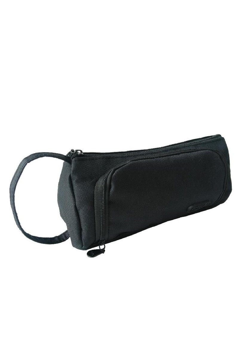 روكو حافظة أقلام رصاص ناعمة بفتحة علوية وجانبية وحجرتين باللون الأسود - Image 2