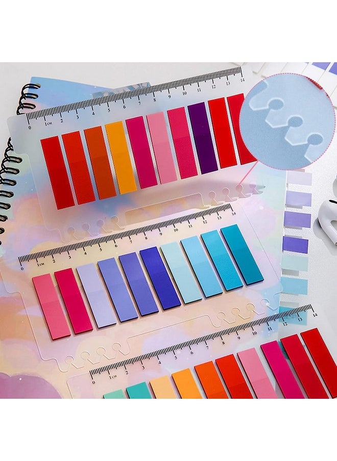 Newplenty 1600Pcs Sticky Tabs Book Tabs For Annotating Books,Transparent Sticky Notes, Multi-Colored Book Marks For Reading,Writable And Repositionable Page Marks Annotation Tabs (1600)  - Image 2