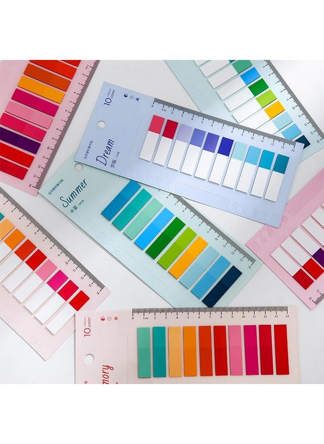 Newplenty 1600Pcs Sticky Tabs Book Tabs For Annotating Books,Transparent Sticky Notes, Multi-Colored Book Marks For Reading,Writable And Repositionable Page Marks Annotation Tabs (1600)  - Image 3