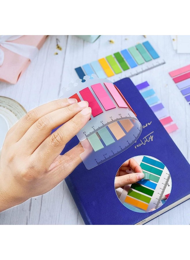Newplenty 1600Pcs Sticky Tabs Book Tabs For Annotating Books,Transparent Sticky Notes, Multi-Colored Book Marks For Reading,Writable And Repositionable Page Marks Annotation Tabs (1600)  - Image 4