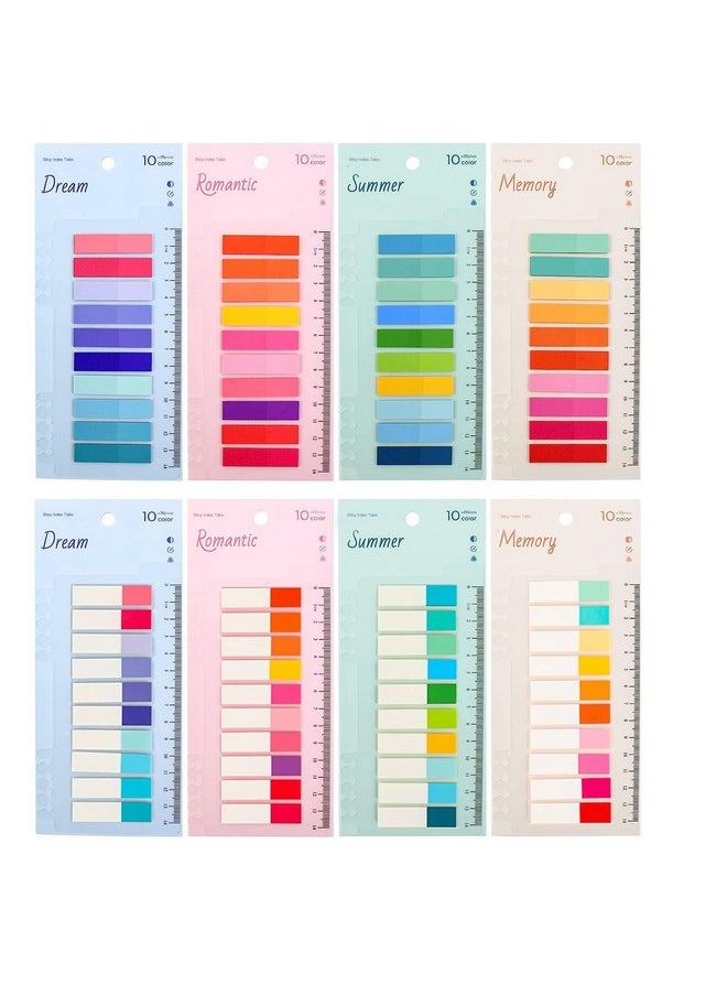 Newplenty 1600Pcs Sticky Tabs Book Tabs For Annotating Books,Transparent Sticky Notes, Multi-Colored Book Marks For Reading,Writable And Repositionable Page Marks Annotation Tabs (1600)  - Image 1