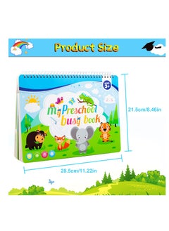 Y&D Busy Book for Kids, Kids Early Educational Learning Book, 12 Page Toddler Preschool Activity Binder and Toys, Montessori Sensory Books Boys Girls  - Image 4