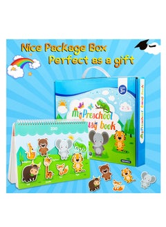 Y&D Busy Book for Kids, Kids Early Educational Learning Book, 12 Page Toddler Preschool Activity Binder and Toys, Montessori Sensory Books Boys Girls  - Image 3