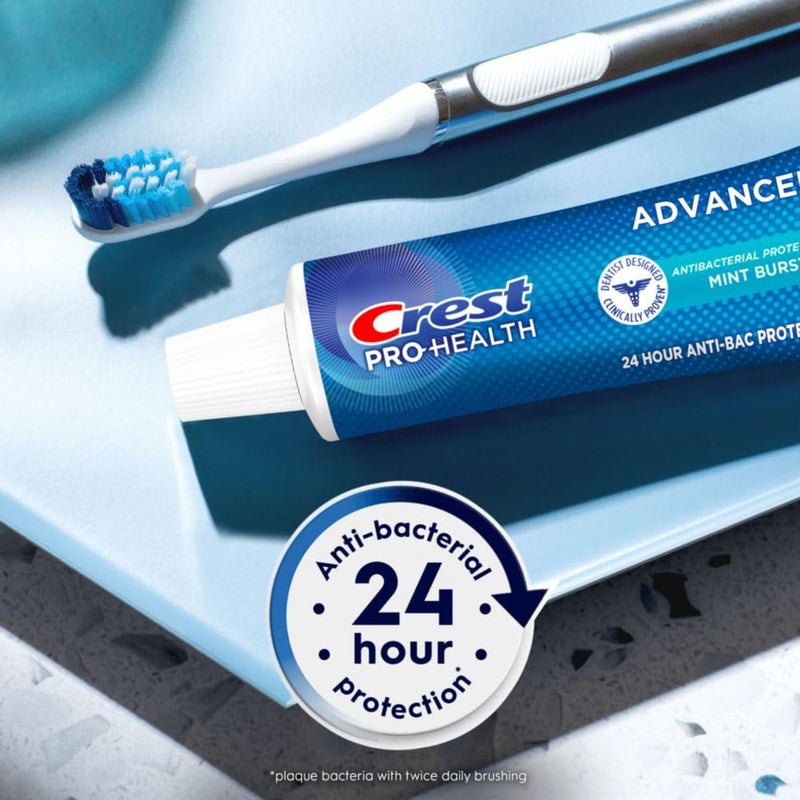 Crest Pro-Health Advanced Antibacterial Protection Toothpaste - Pack of 4, 5 Oz Tubes - Image 2