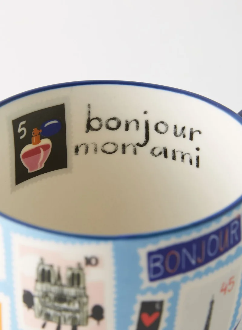 Anthropologie Home Paris Cities Mug