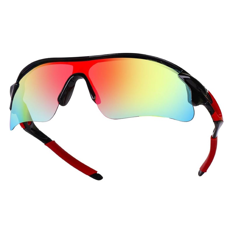Dervin Non Polarized Oversized Sports Sunglasses for Men Women, Outdoor Cricket Cycling Hiking Fishing Sunglasses - Image 3