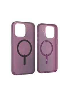 ZAGG Apple iPhone 15 Case , Milan Snap Purple - Durable Graphene Phone Case with Anti-Yellowing, Scratch Resistance, and Wireless Charging  - Image 3