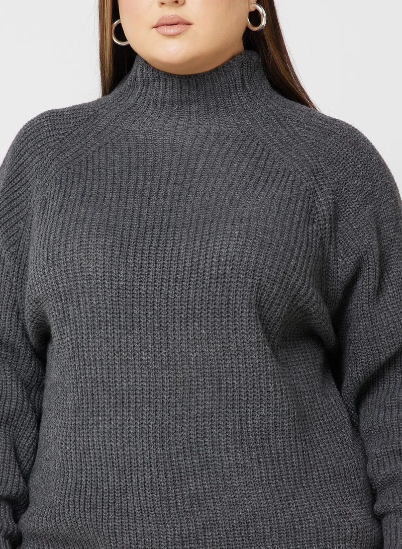 Ella Plus High Neck Sweater