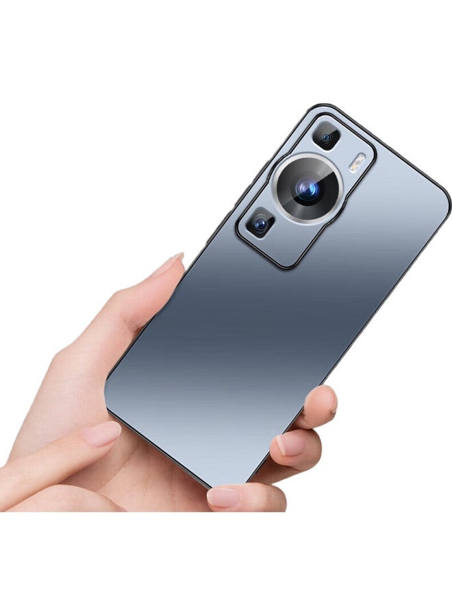 Shangsu, Suitable For Huawei P60 Phone Case, P60Pro Protective Cover, Ag Frosted Lens Integrated Full Protection Shockproof Soft Case, Huawei Simple Business Style For Women And Men, Outer Shell, Graphite Black - Image 2