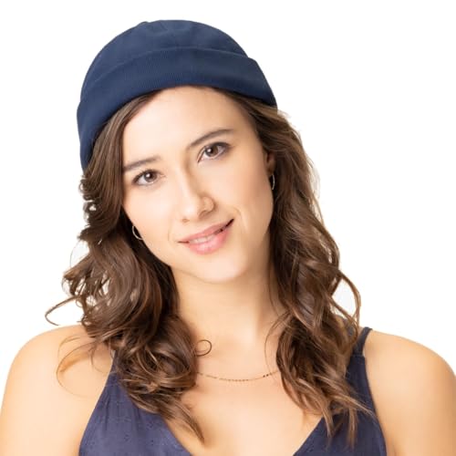 Lipodo Cotton Docker Cap Women/Men Black One Size - Image 2