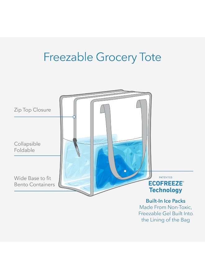 PACKIT PackIt Freezable Grocery Shopping Bag with Zip Closure  - Image 3